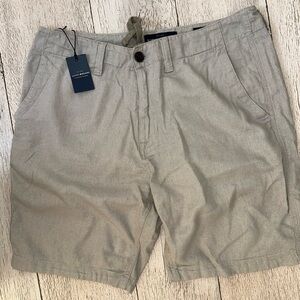 Mens Linen Lucky Brand shorts (beige color)
